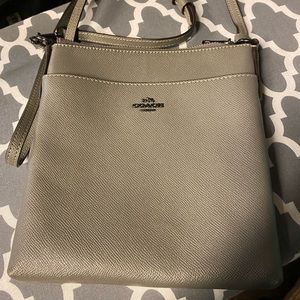 Authentic Coach gray messenger crossbody.
